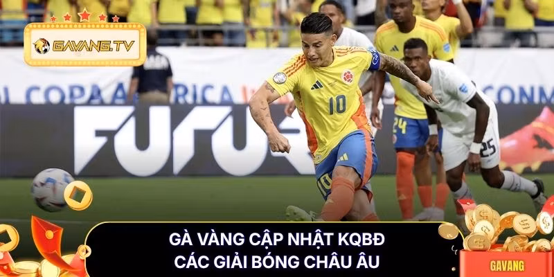 Gà Vàng cập nhật KQBĐ các giải bóng châu Âu